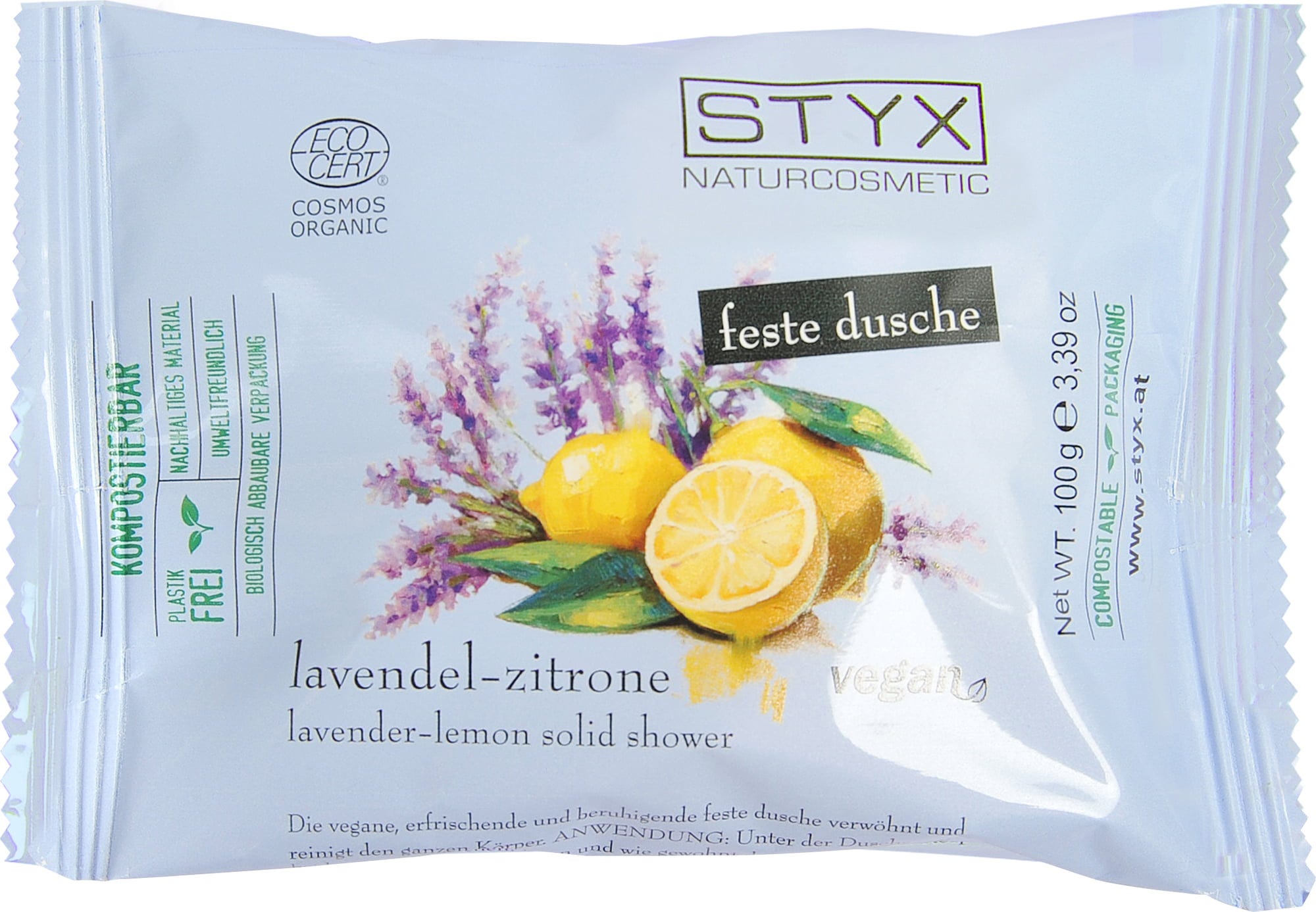 STYX  Feste Duschseife Lavendel Zitrone, 100 g
