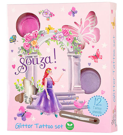 Souza Glitter-Tattoos - 12 Vorlagen - Princess