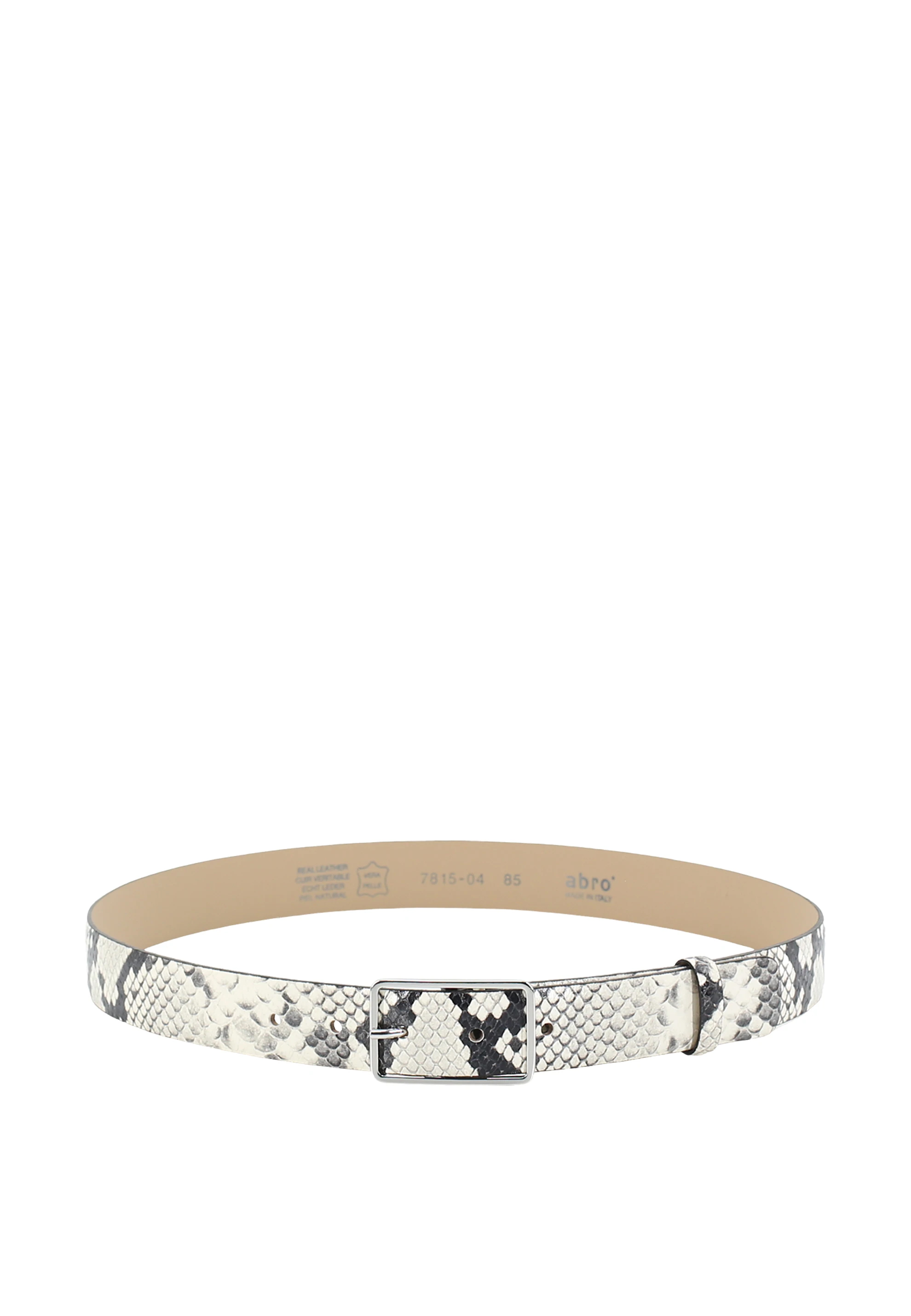 Belt Leather phyton embossed Standard