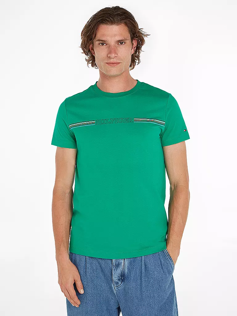 TOMMY HILFIGER T-Shirt grün
