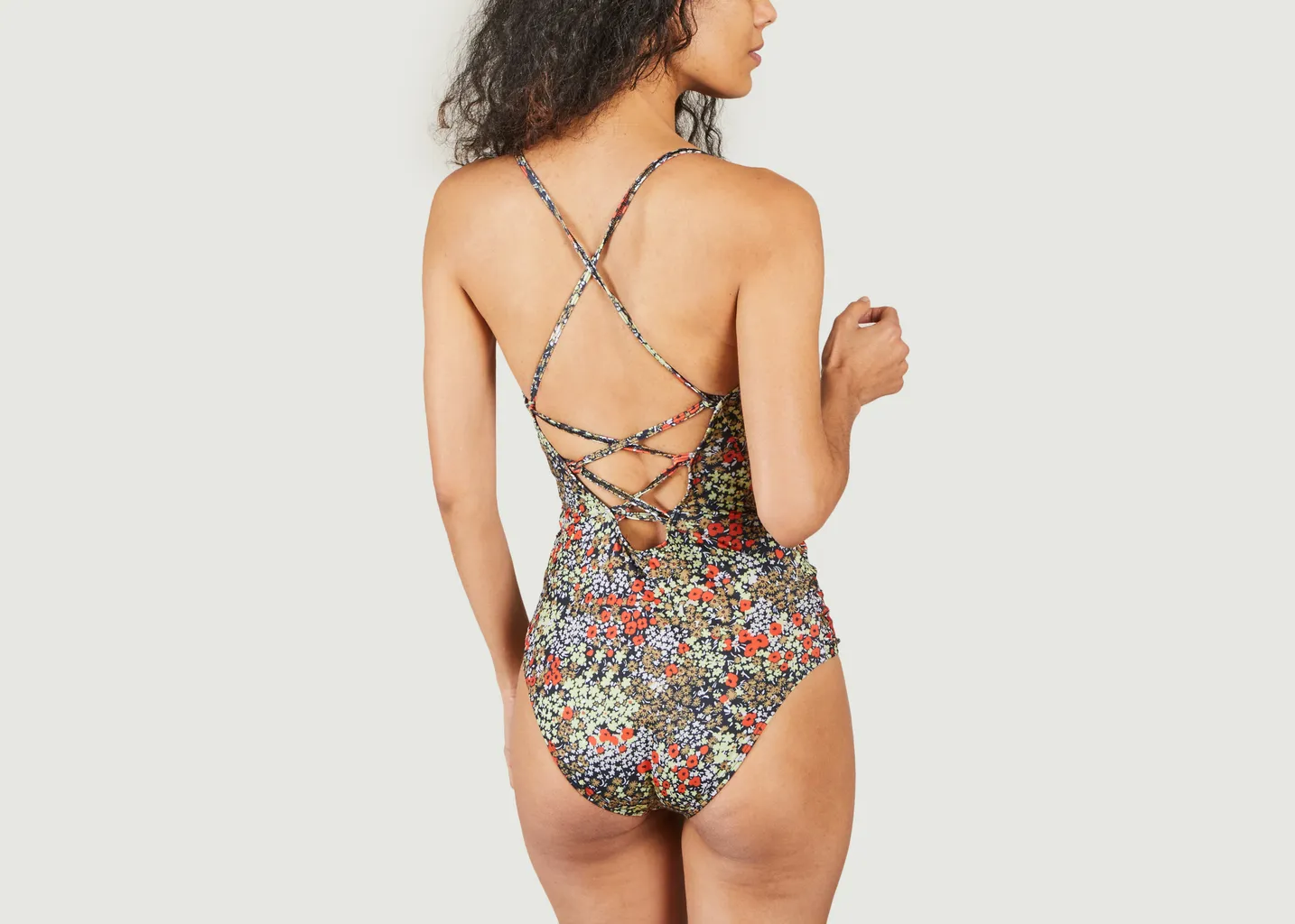 Maillot de bain 1 pièce motif fleuri Tilda Samsoe Samsoe