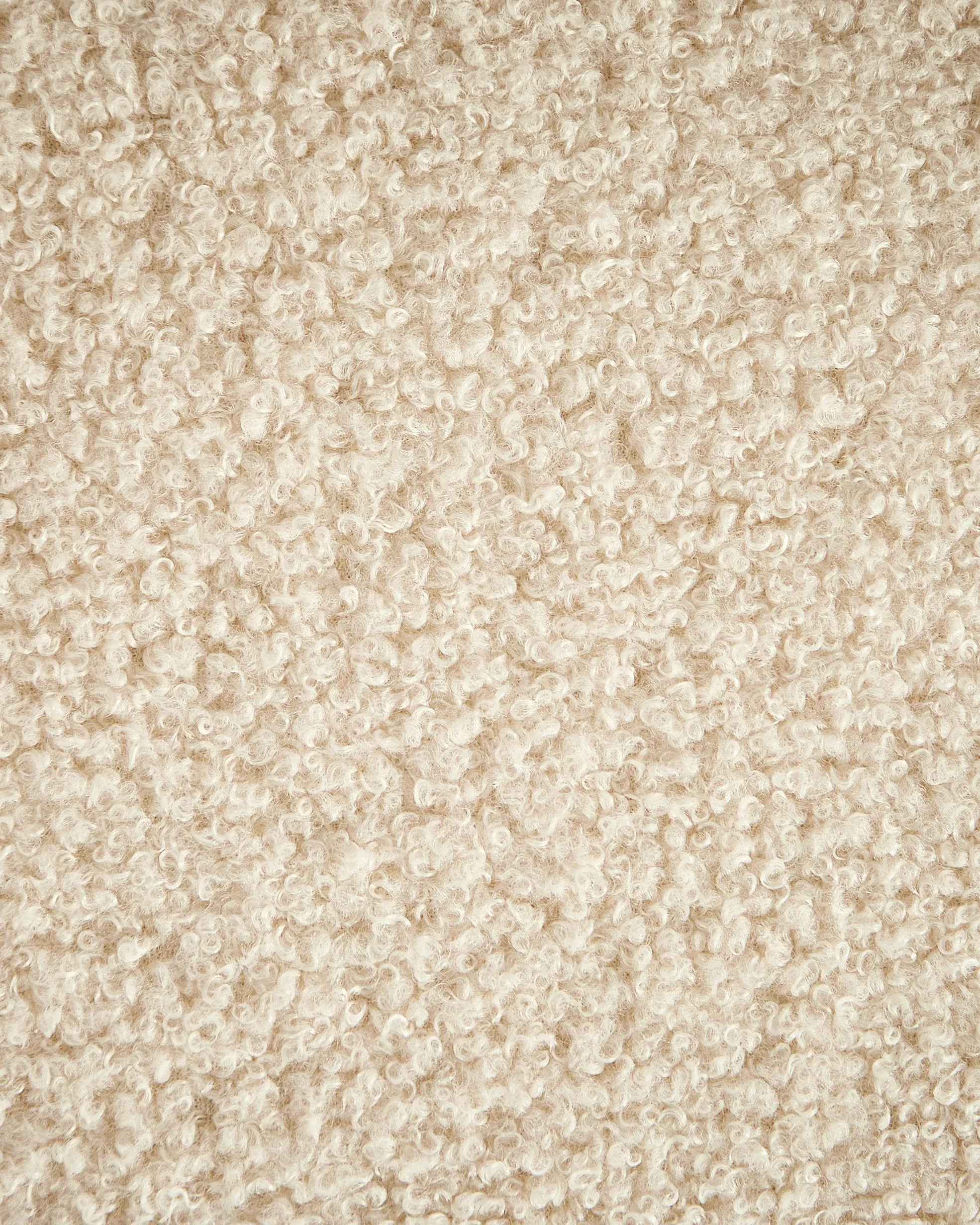 Fauteuil LAVIK Bouclé Beige