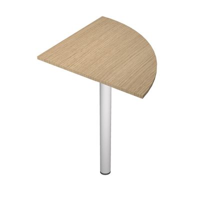 Angle de liaison à 90° pour Bureau Trend (pied non inclus) - plateau imitation chêne