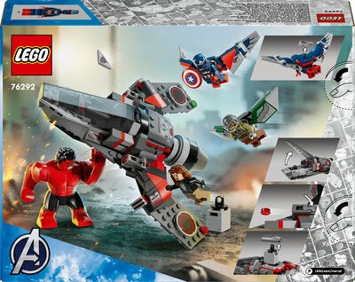 LEGO Super Heroes 76292 Captain America i kamp mot Red Hulk