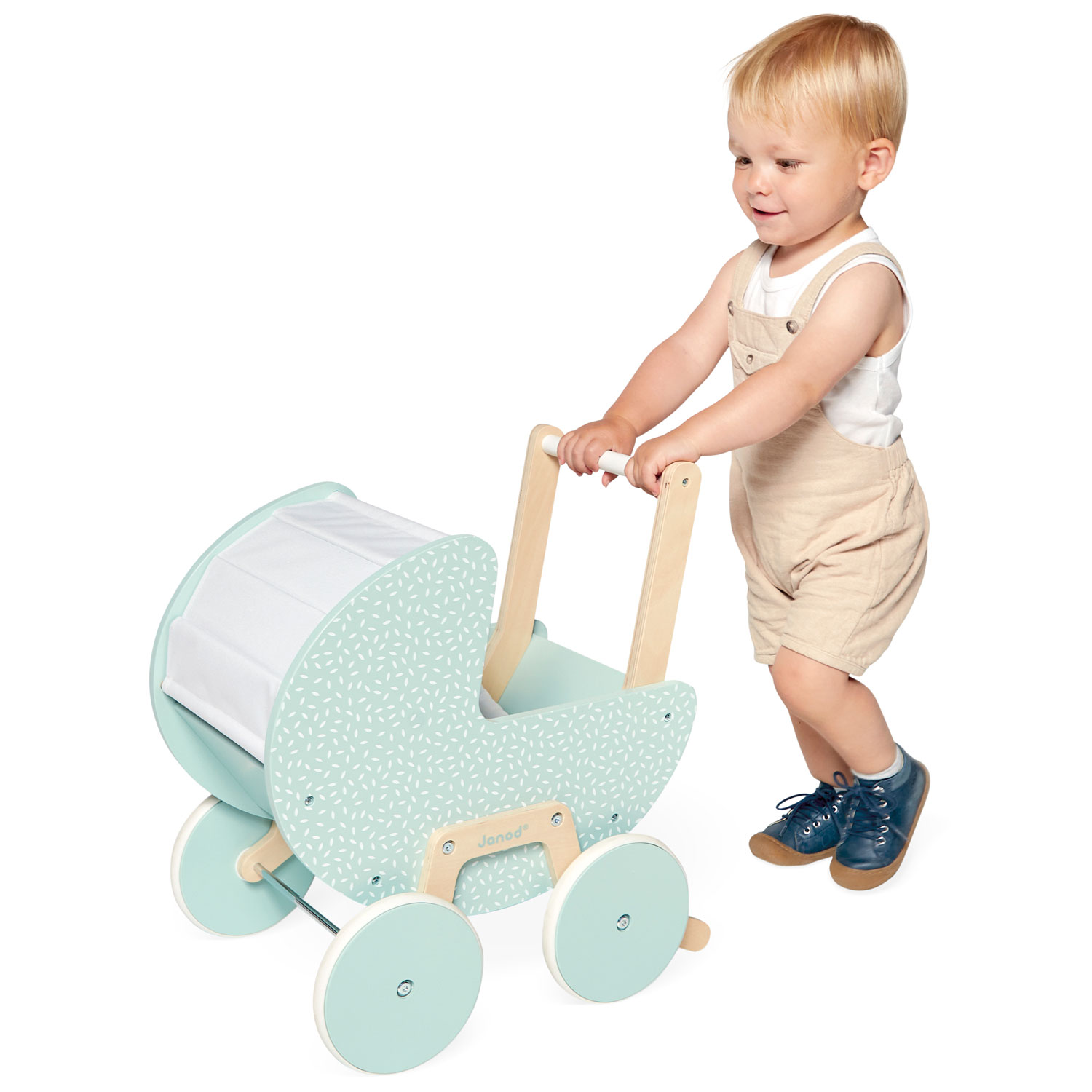 Janod Zen - Houten Poppenwagen