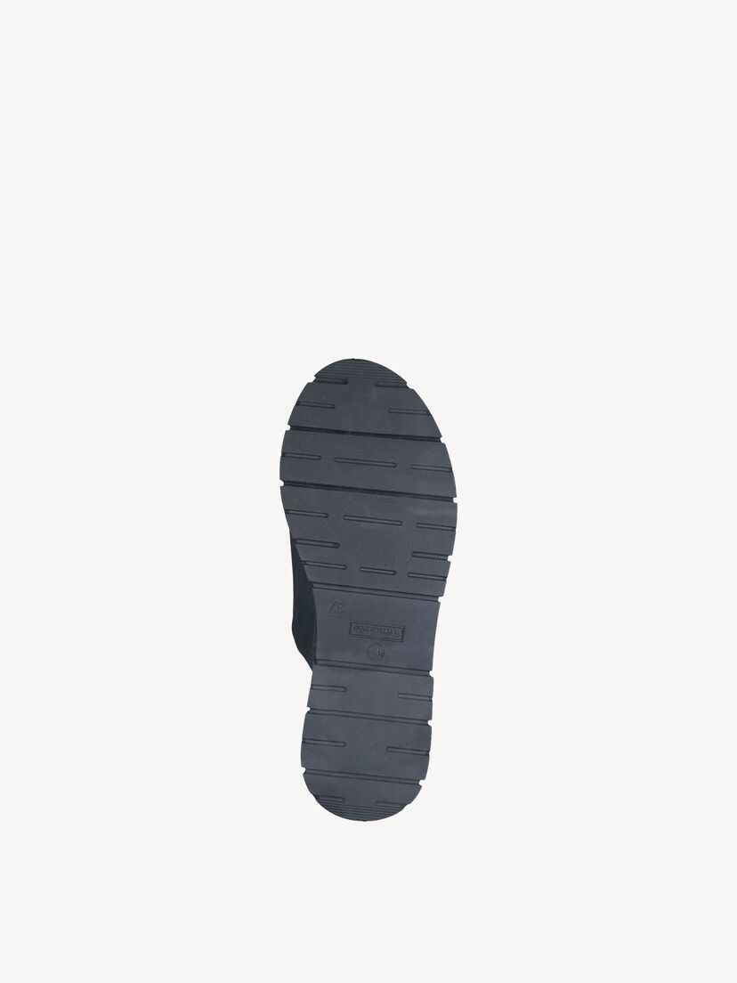 Leren Slipper - zwart