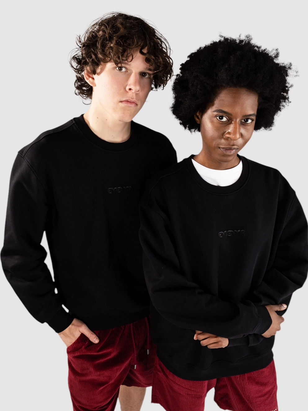 Ementa SB First Word Crew Sweater black