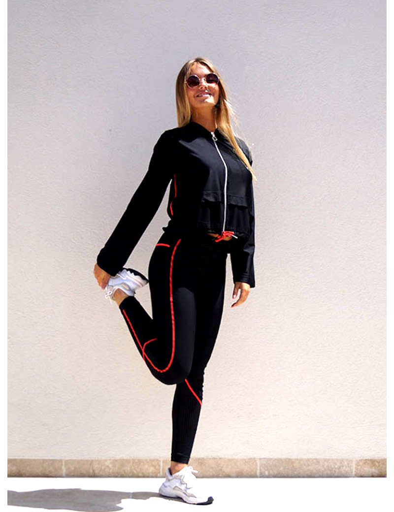HBT LEGGING TEDDY NOIR