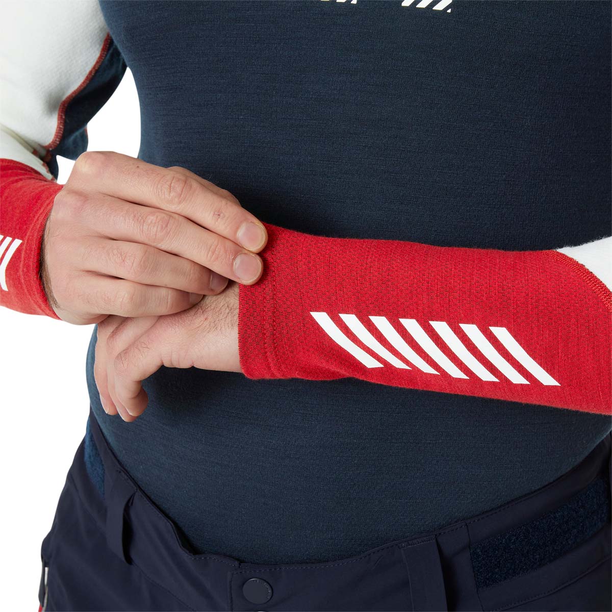 Helly Hansen Lifa Merino Midweight Logo Skiundertrøje Herre