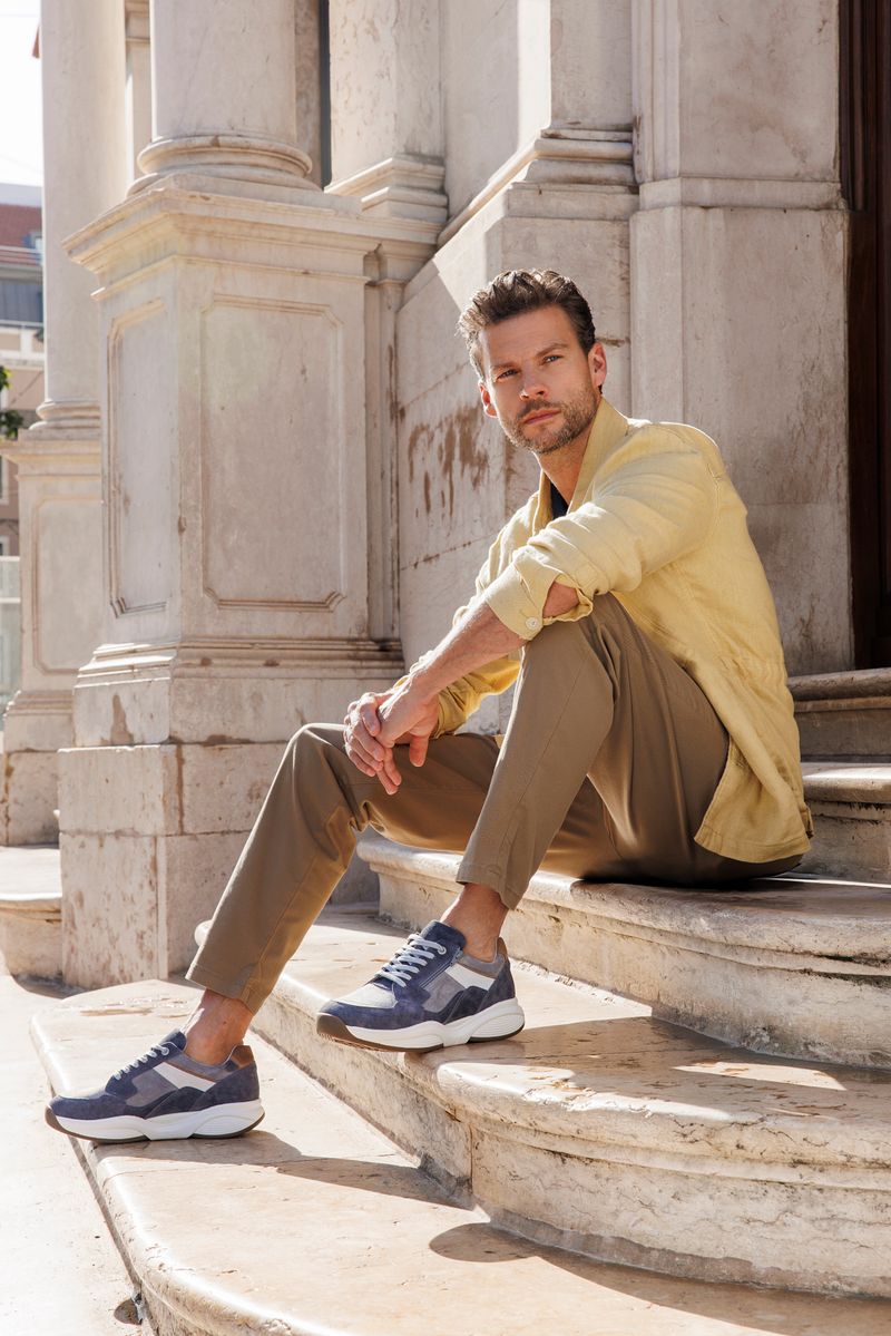 Xsensible SWX14 Stretchwalker Sneakers Grijs Heren