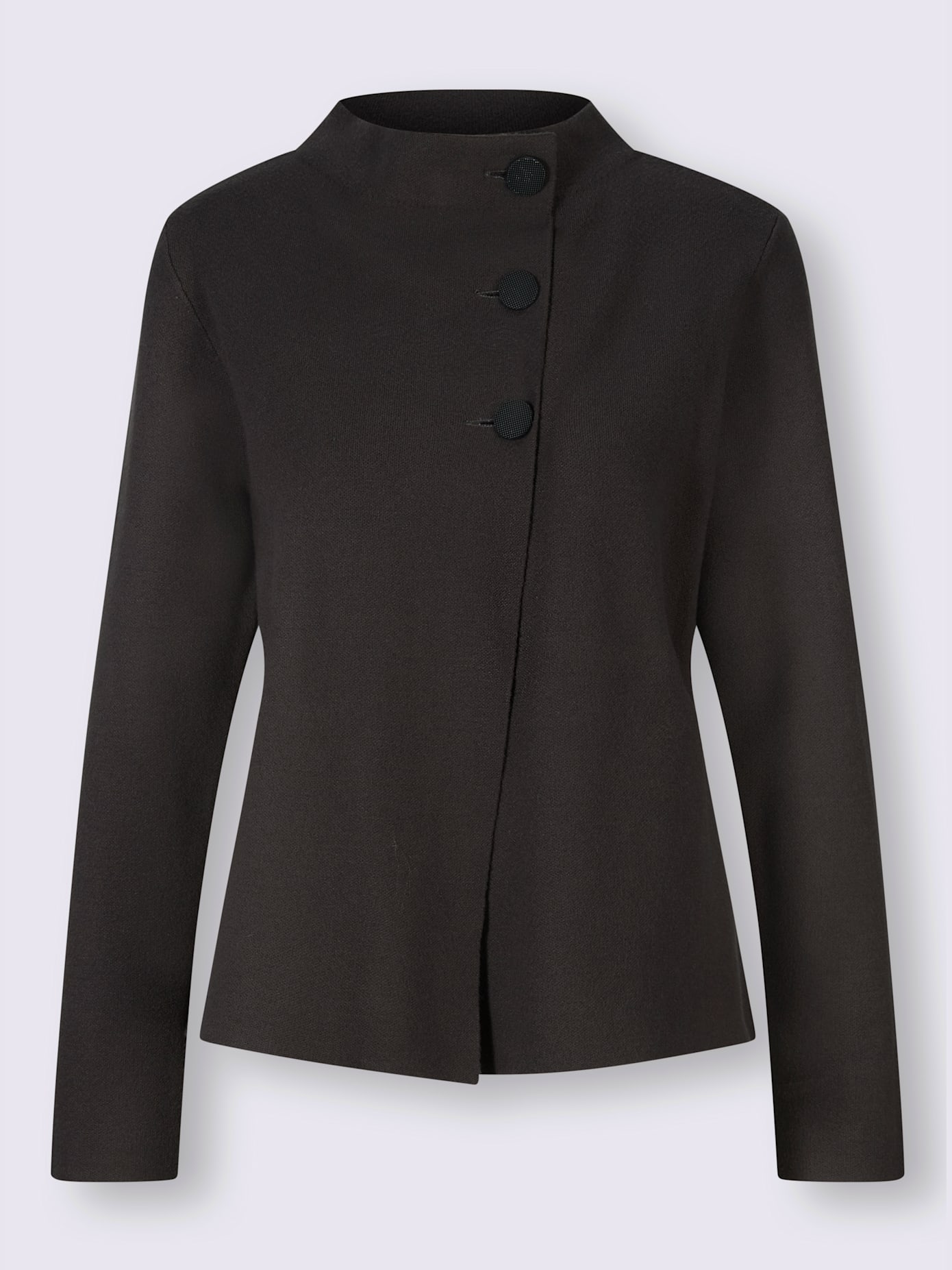 Veste en tricot coupe en a affinante