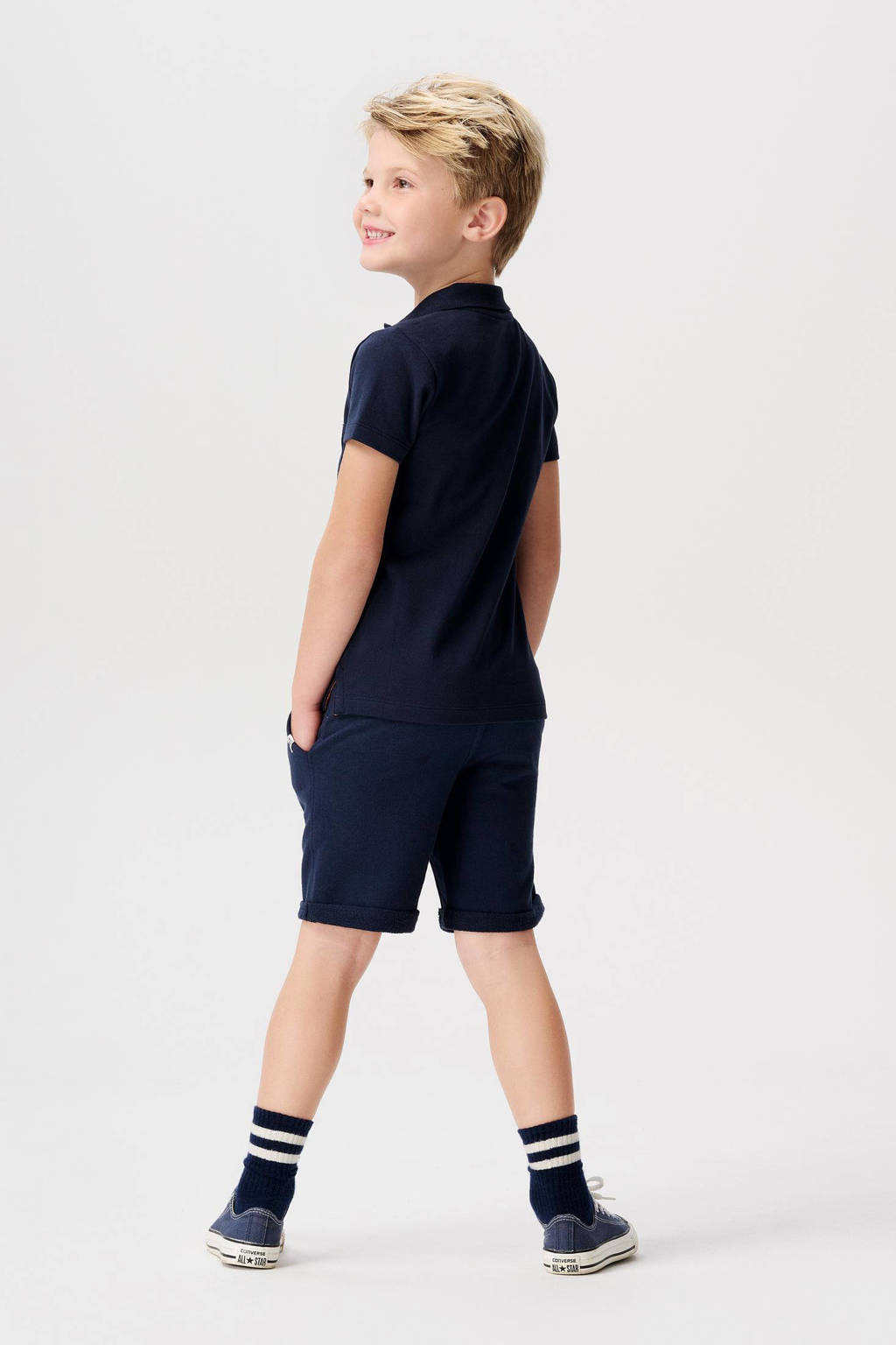 Noppies regular fit sweatshort blauw