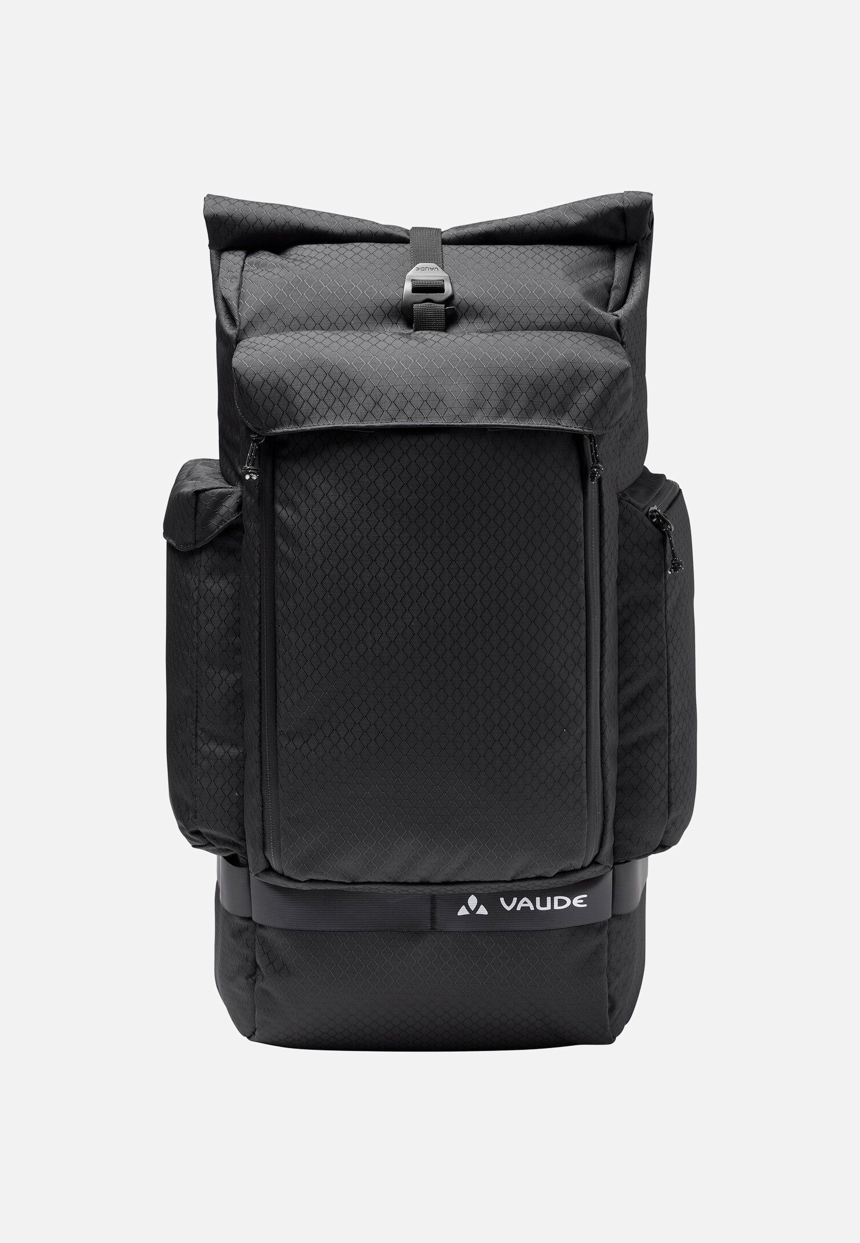 Cyclist Pack Black - Rolltop Rucksack