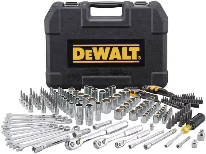 DEWALT mechanical drive socket set 200 pieces MM/SAE (DWMT75000)