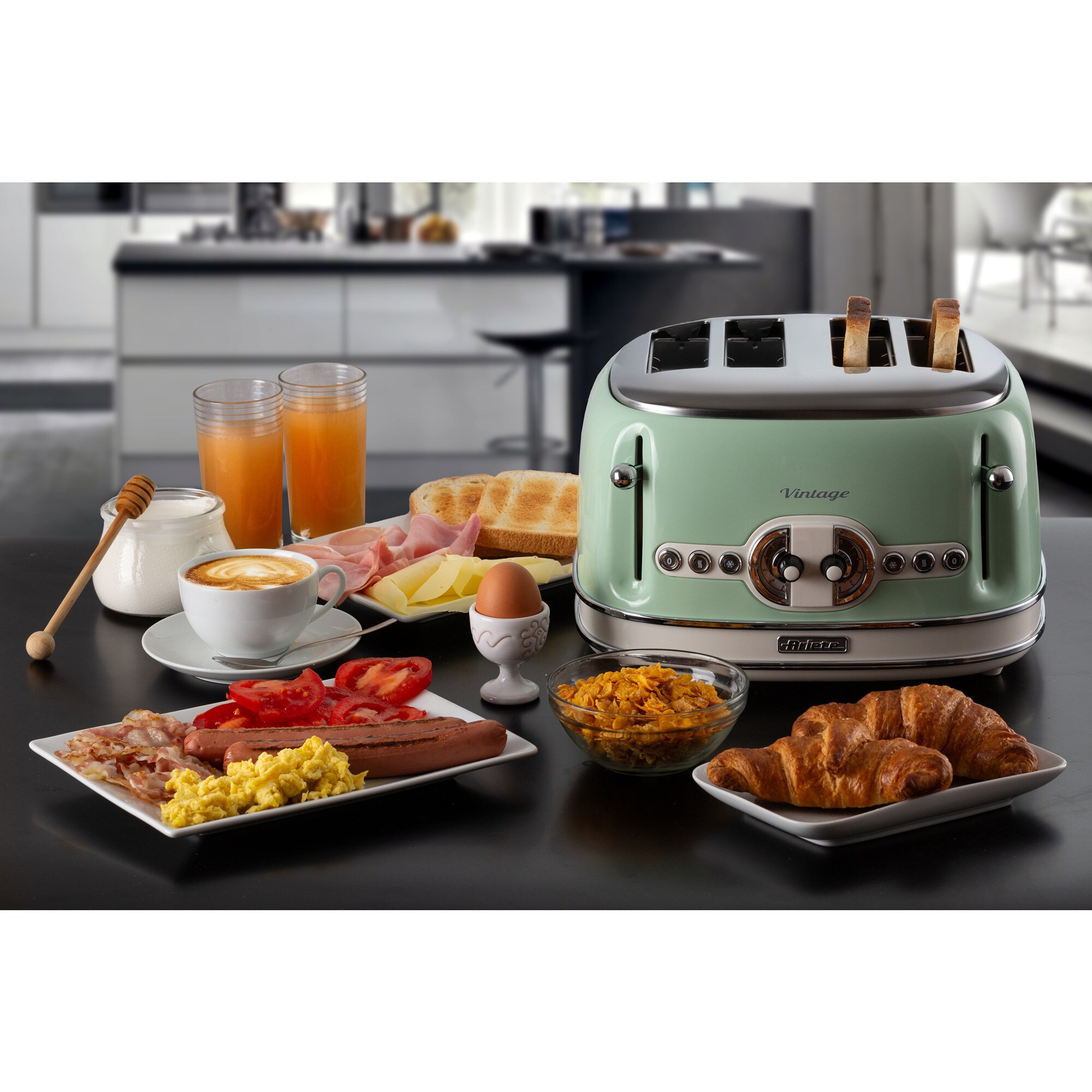 Ariete Toaster Vintage 4-Schlitz-Toaster 156