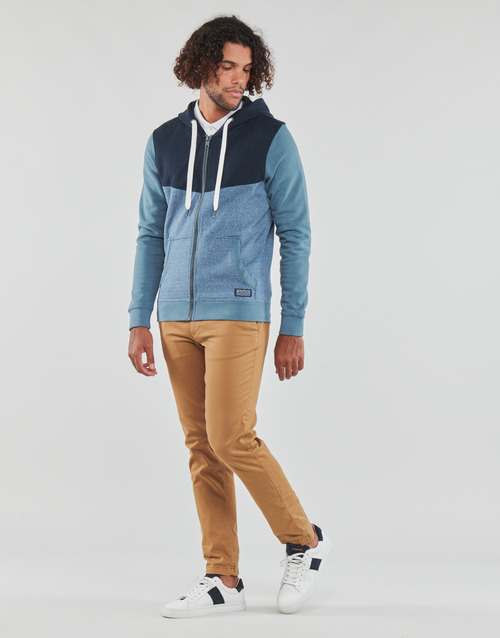 Tom Tailor - COLORBLOCK ZIPPER - Bleu
