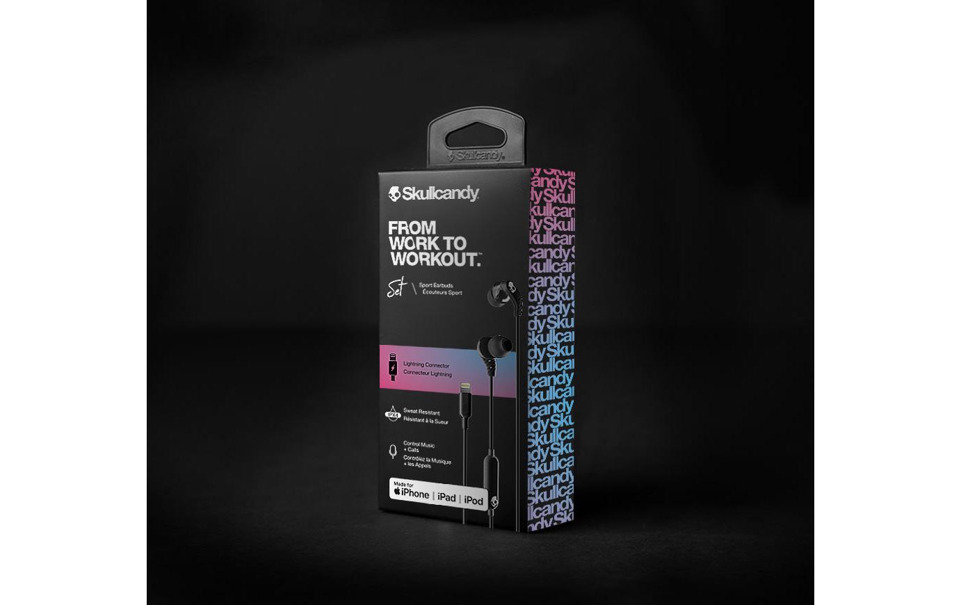 In-Ear-Kopfhörer Set SchwarzIn-Ear-Kopfhörer mit Lightning-Anschluss