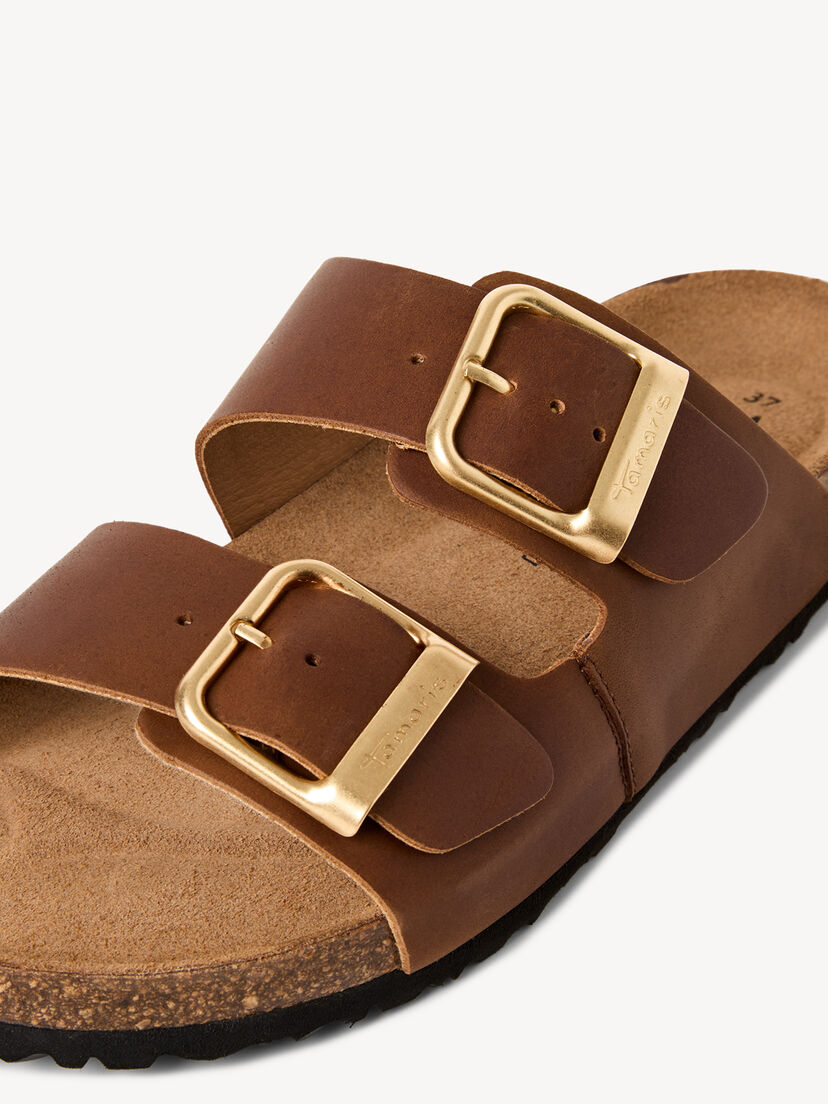 Leren Slipper - bruin