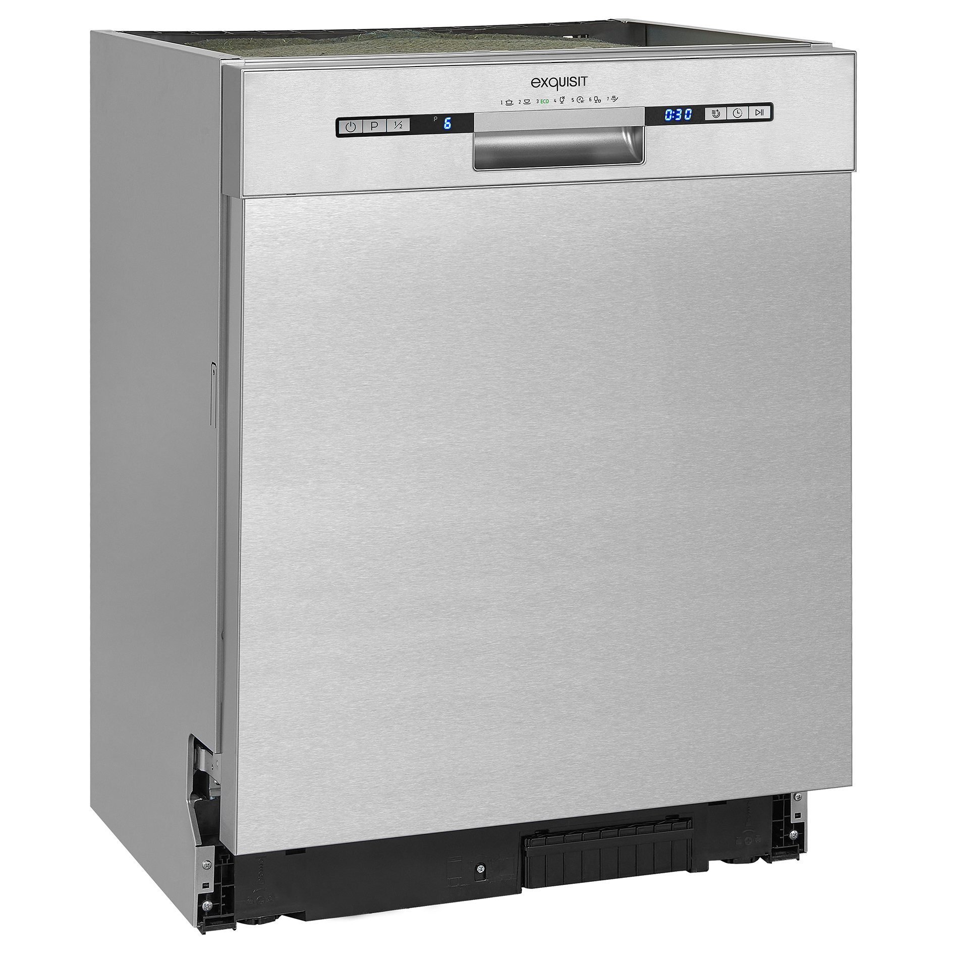 EXQUISIT Einbau-Geschirrspüler EGSP 9313-EF-030 - Inox - E