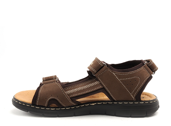 Orland nu pieds homme 23020 marron