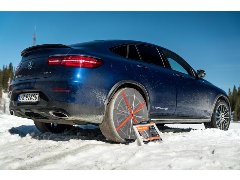 Autosock Textilschneekette GR 698, 2 Stück Traktionshilfe für die sichere Fahrt im Schnee