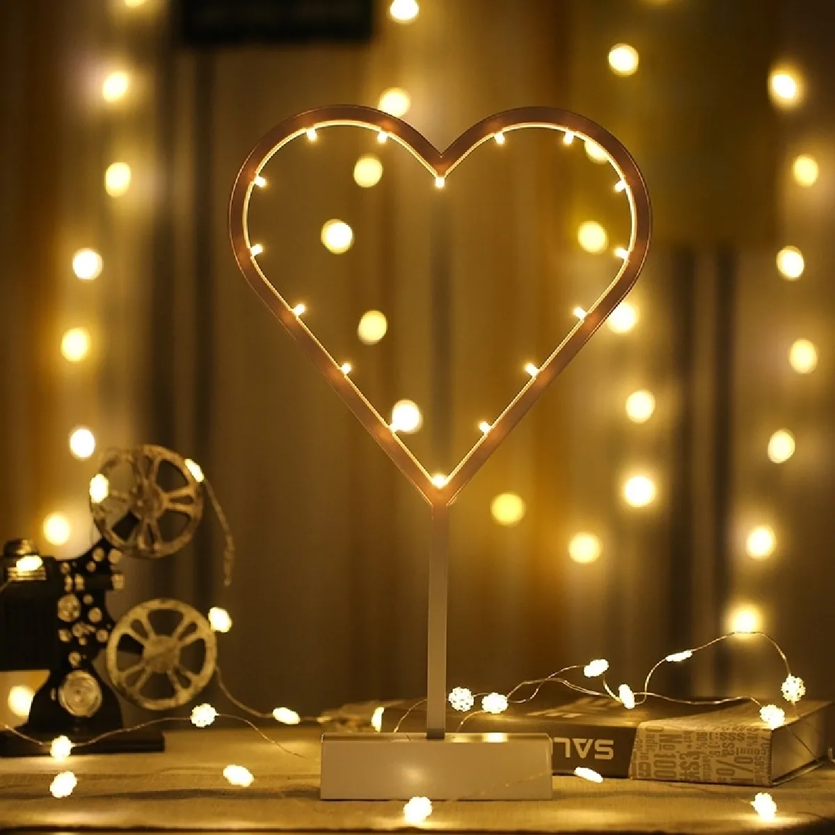 Wewoo Guirlande LED Cœur Romantique