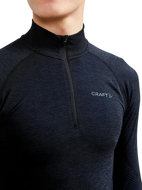 CRAFT - T-SHIRT ML DEMI ZIP CORE DRY ACTIVE COMFORT HZ M