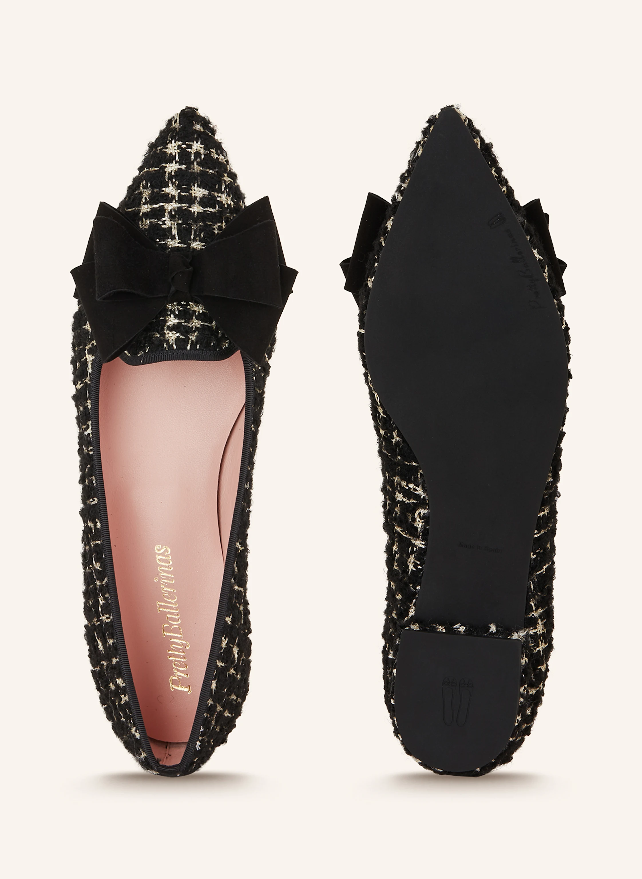 Pretty Ballerinas Ballerinas CLEMENTINE mit Glitzergarn