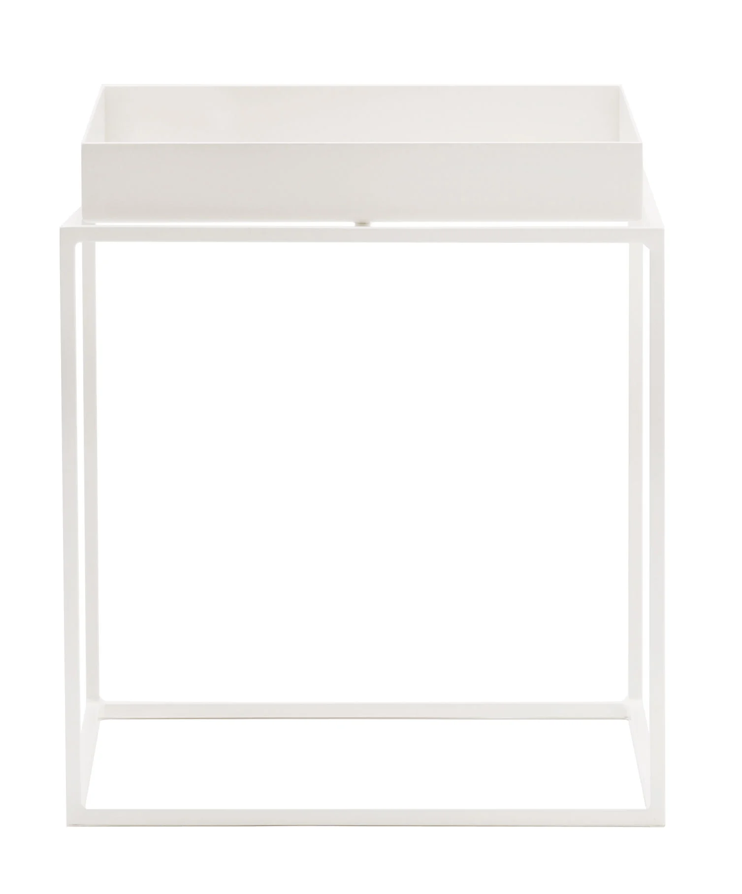 TRAY - Table basse métal | Blanc