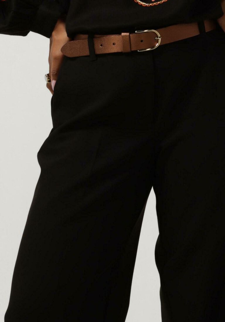 SUMMUM zwarte summum wijde broek trousers wide legs foam uni