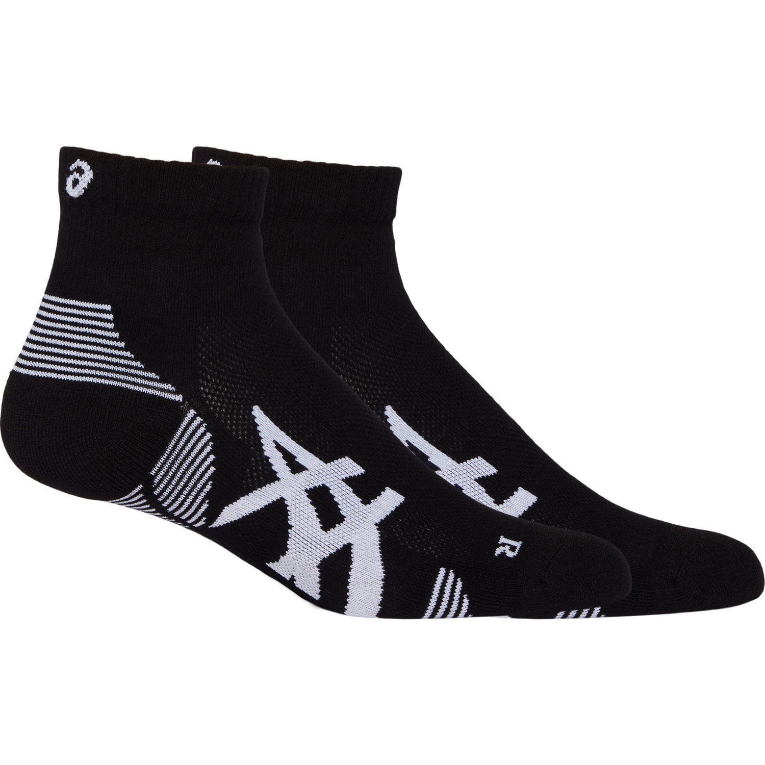 ASICS 2-Pack Cushion Run Quarter Sokken
