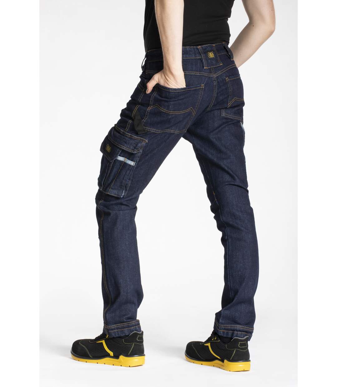 Jeans de travail multi poches stretch brut JOBA DENIM