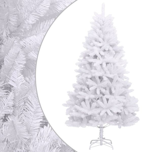 VidaXL Árvore de Natal Artificial Articulada com Suporte 300 cm Branco - 357790