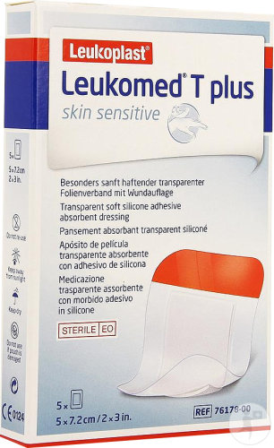 Leukomed T Plus Pansement Absorbant Skin Sensitive 5cmx7,2cm Pièces 5 (7617800)