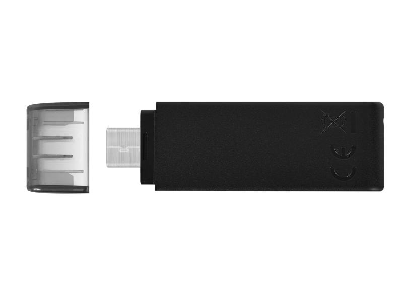 Kingston USB-Stick DataTraveler 70 128 GB USB-Stick mit 128 GB Speicherkapazität und 120 MB/s Lesegeschwindigkeit