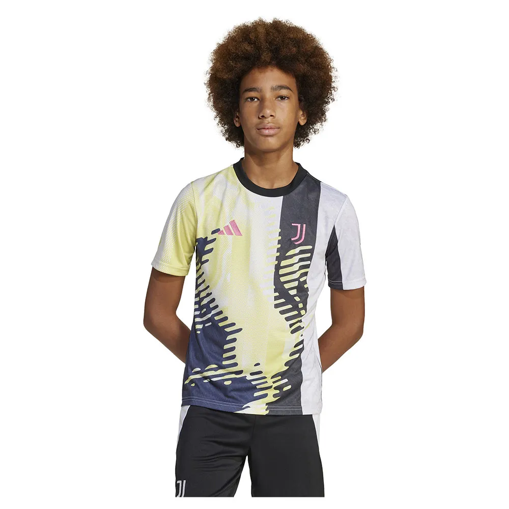 adidas Juventus 24/25 vor dem Spiel Junior-Kurzarm-T-Shirt