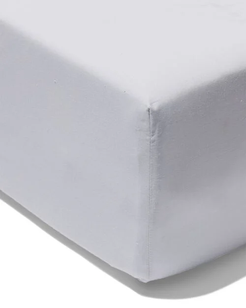 drap-housse boxspring coton doux 80x200 gris clair