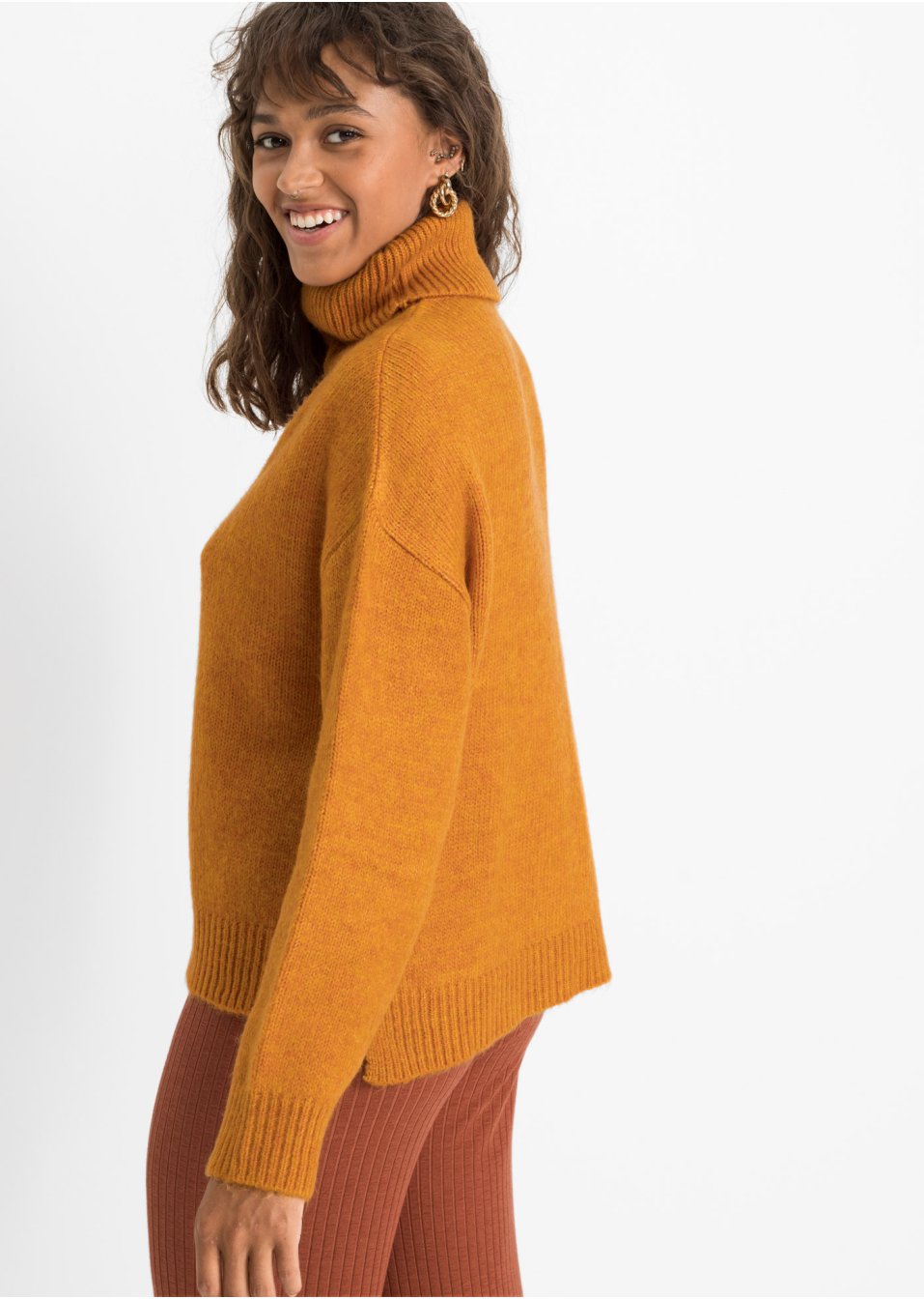 Pull à col roulé
