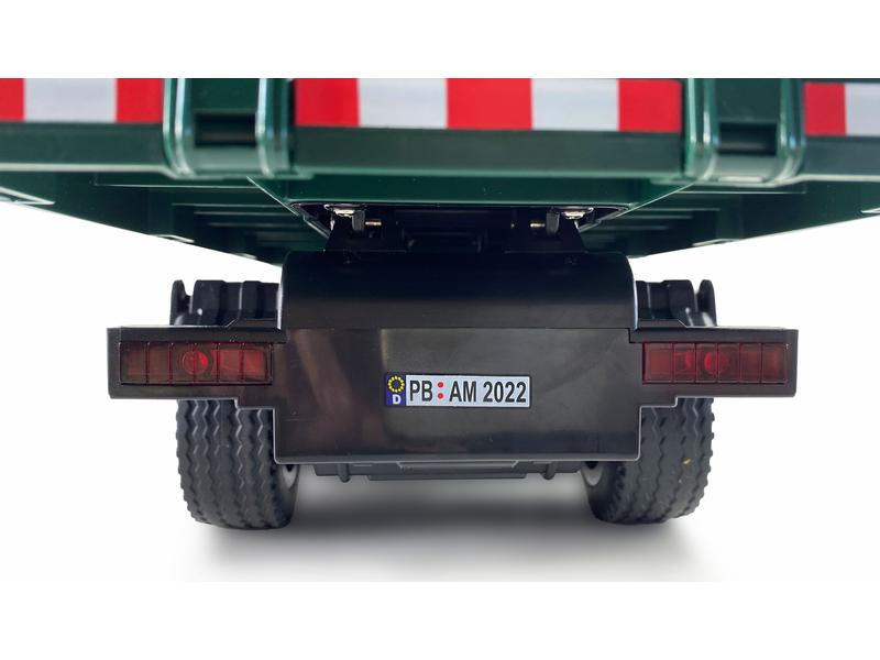 Amewi Lastwagen Mercedes Benz Arocs Kipper mit Kran 1:18, R LKW Kranwagen mit Kippmulde & Greifer