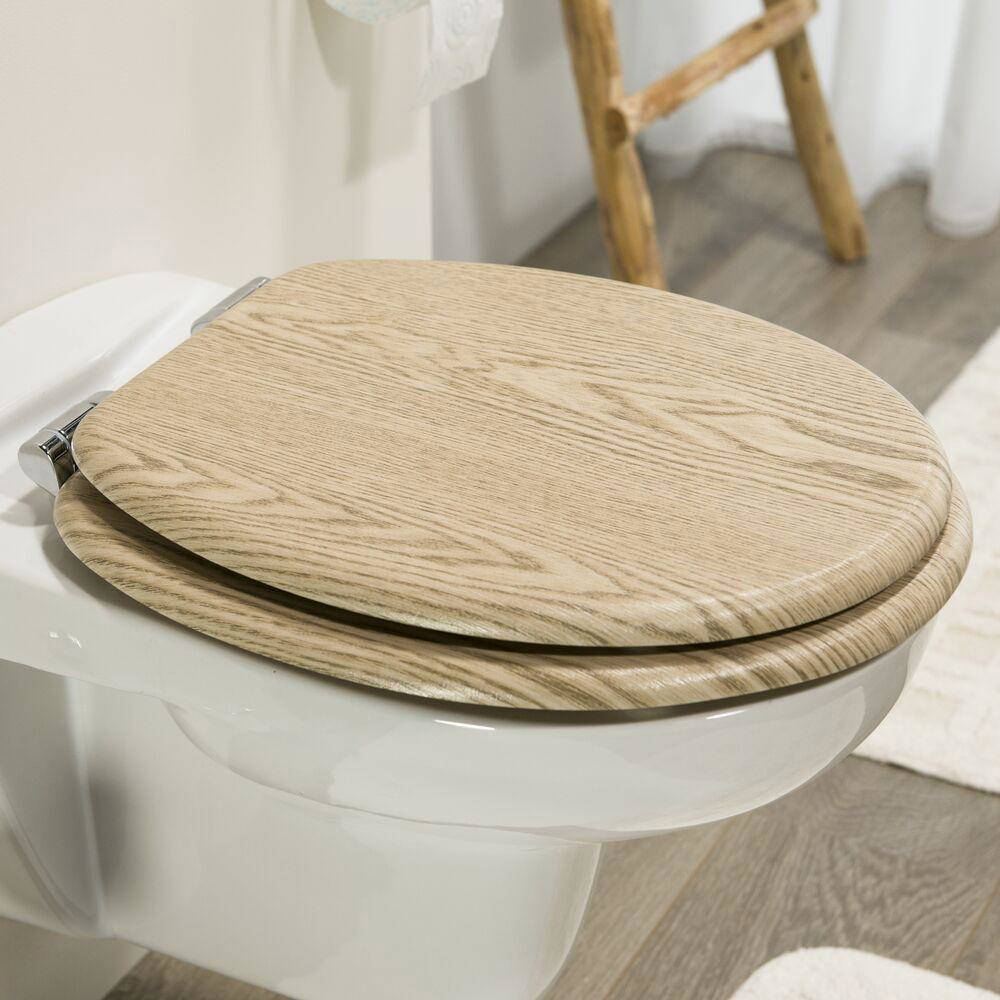 Tiger toiletbril Steigerhoutlook