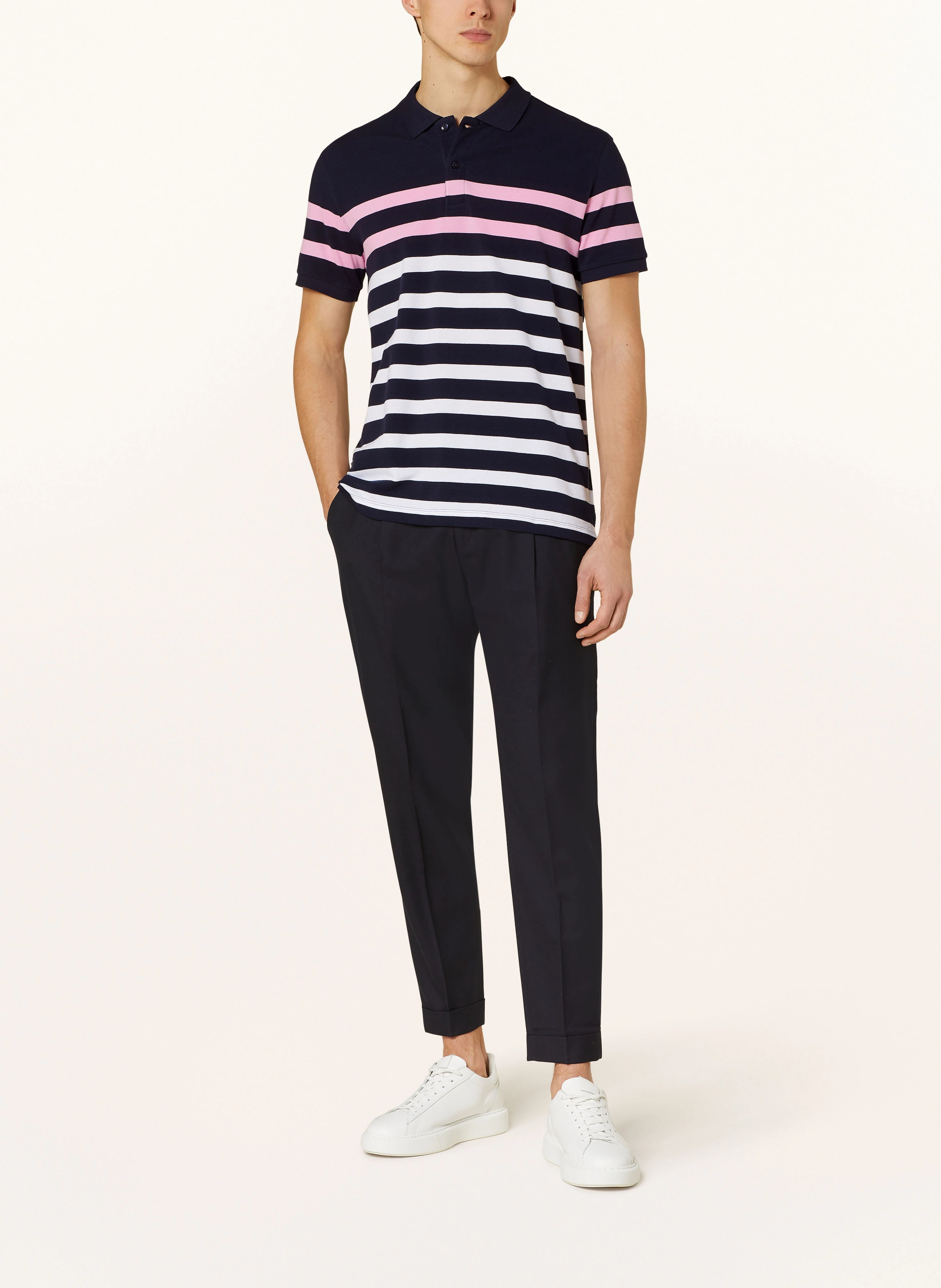 STROKESMAN'S Piqué-Poloshirt