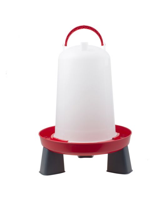 Olba Drinkbak Met Pootjes Rood - Drinkbak