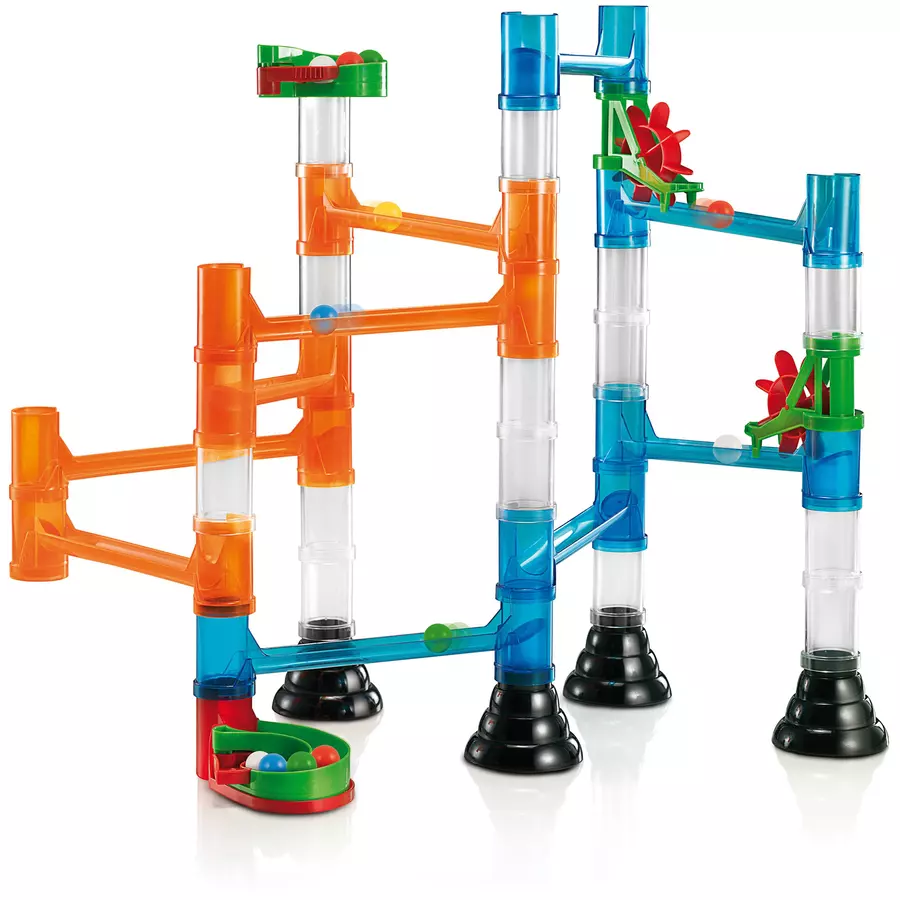 Quercetti Migoga Marble Run Transparent Kugelbahn (45 Teile)