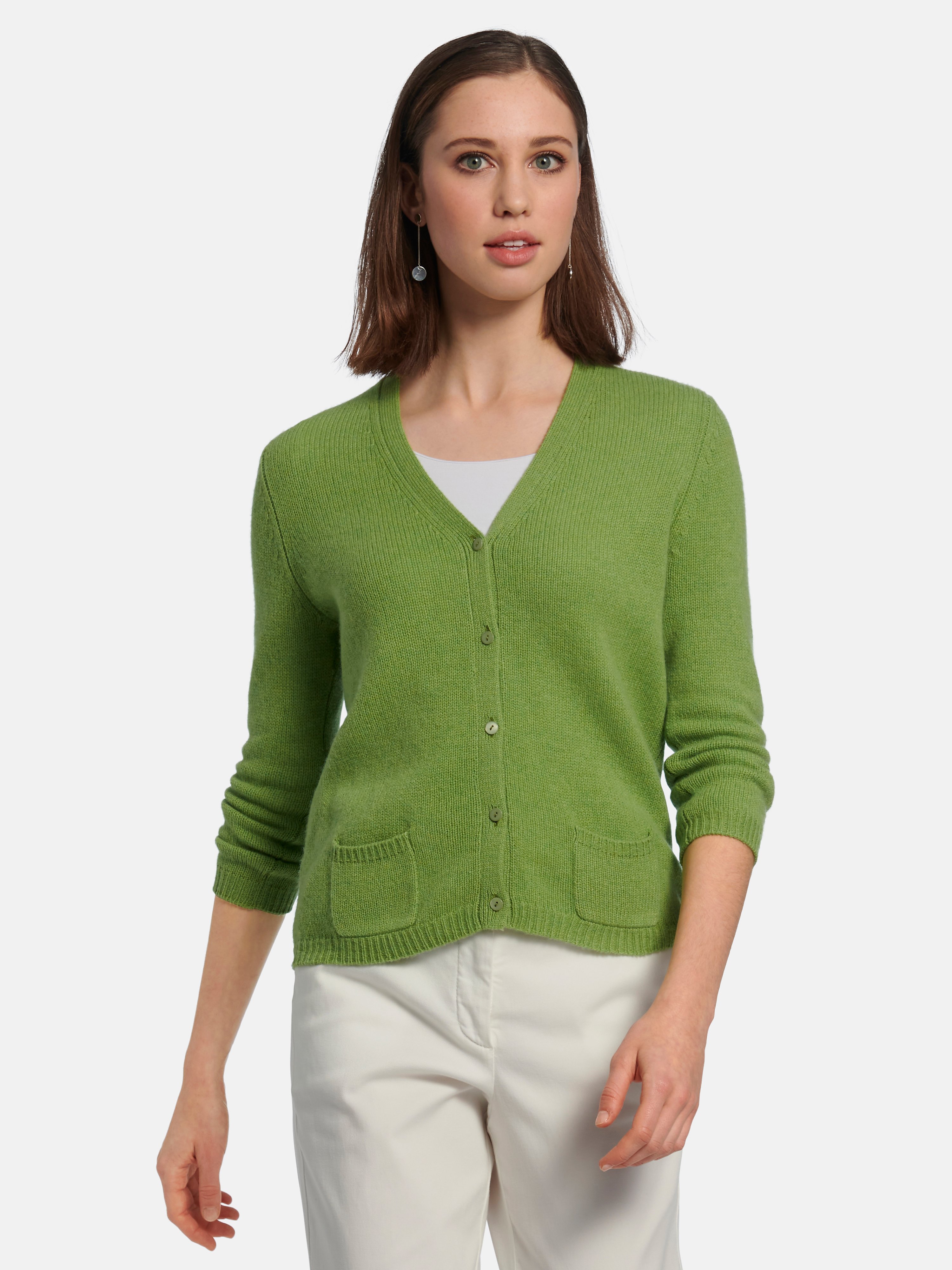 Strickjacke aus 100% Premium-Kaschmir