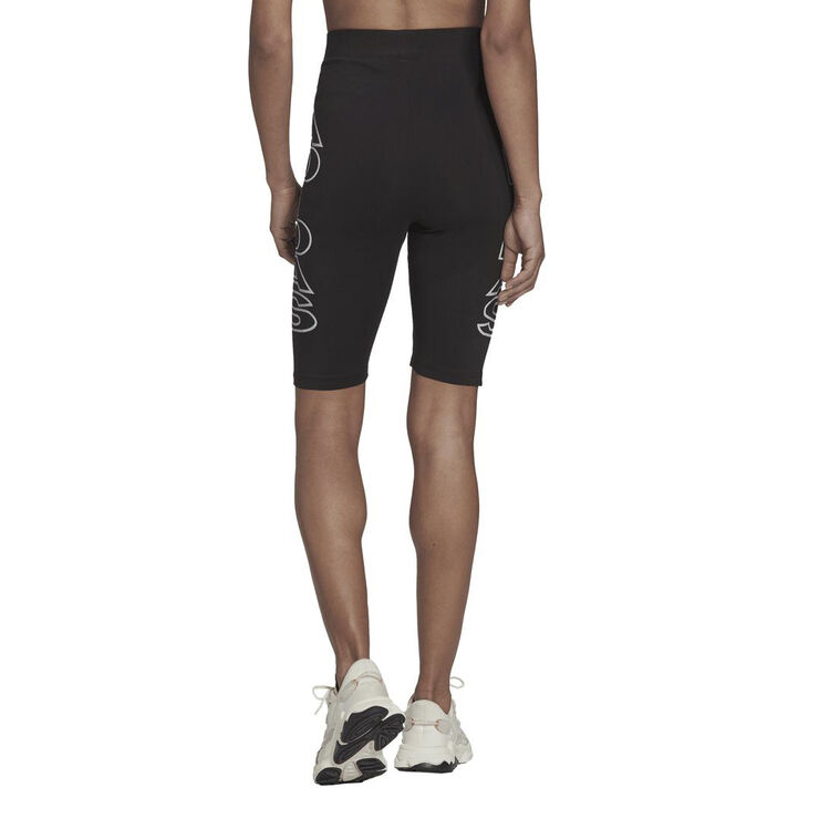 adidas Mid-Waist Letter korte tights Sort