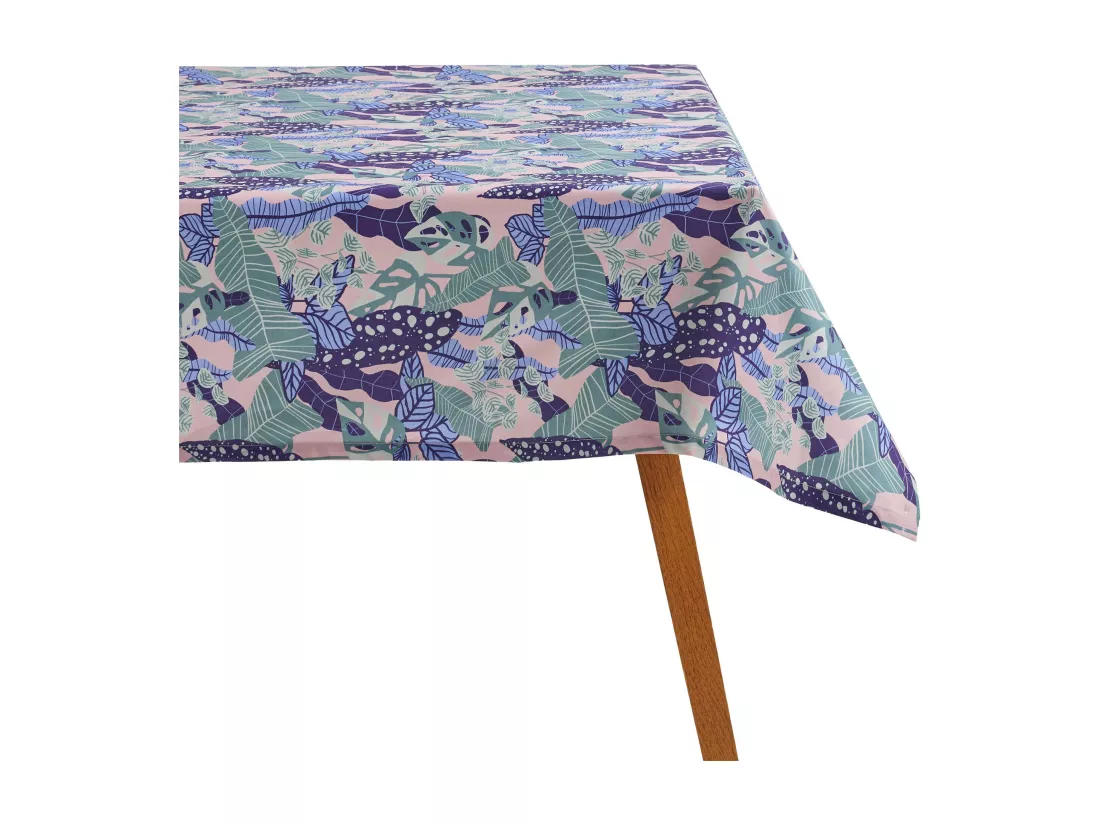 Nappe Imprimée Hazel Violet Moyen 150x220