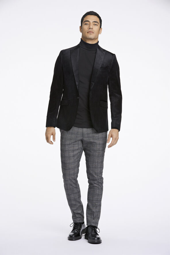 Lindbergh Velvet blazer Sort