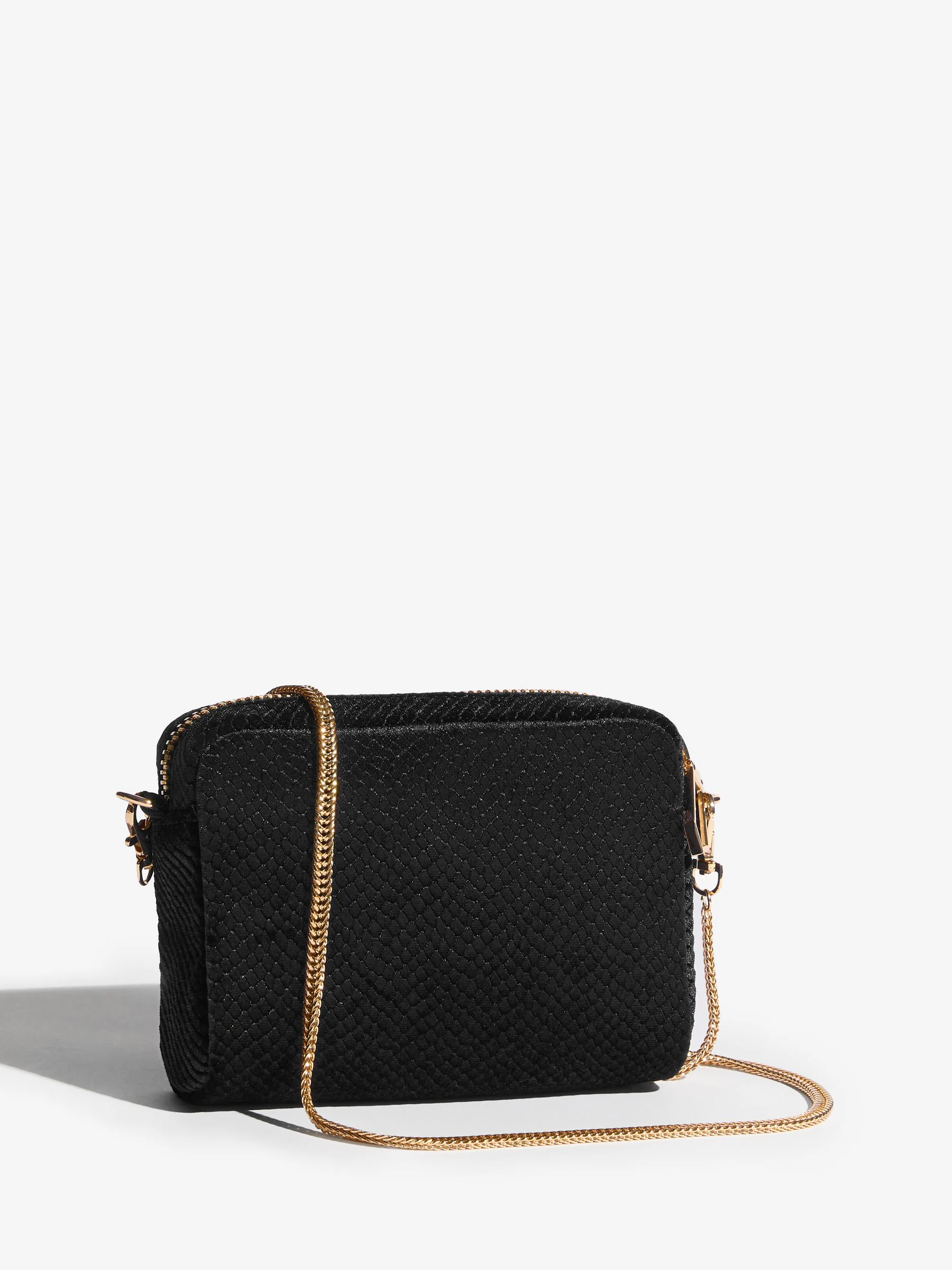 Zwart fluweel - Friends Like These Ocassion Crossbody Bag