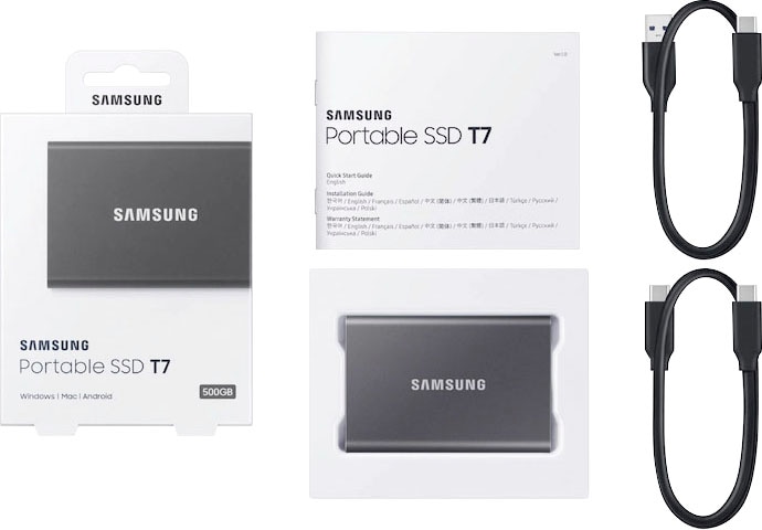 Samsung SSD-Festplatte »T7« 1 TB