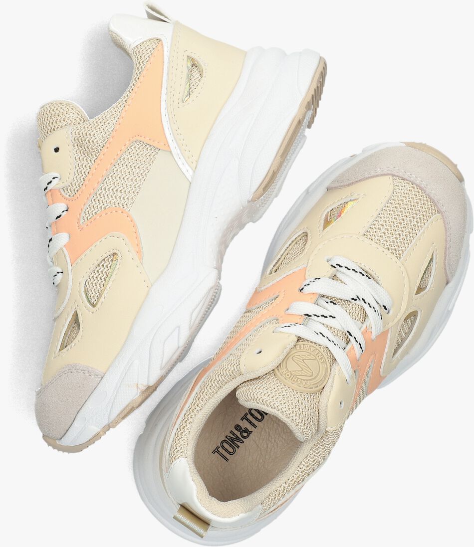 TON & TON beige ton & ton lage sneakers wera